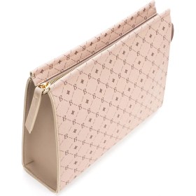 Resim Kadın Bej Bahels Monogram Portföy Clutch Çanta 