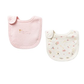 Resim Moi Noi Mouse 2'li Önlük - Beyaz-Pembe / 0-2 Yaş 