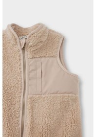 Resim Defacto Erkek Bebek Fermuarlı Pelüş Yelek G1129a525wnbg286 Bej-bg286 