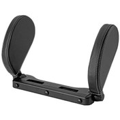 Resim Moveevo Araba Koltuğu Boyun Yastığı - Ergonomik U-şekilli, Hafıza Köpüğü Doldurulu, 360 Döner, Deri Malzeme, Boyun Ağrısı Giderici Siyah 