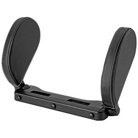 Resim Moveevo Araba Koltuğu Boyun Yastığı - Ergonomik U-şekilli, Hafıza Köpüğü Doldurulu, 360 Döner, Deri Malzeme, Boyun Ağrısı Giderici Siyah 