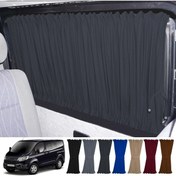 Resim Oto Pandami Fort Custom Kısa Şase 2012+ Uyumlu Füme Raylı Oto Perde Takımı 