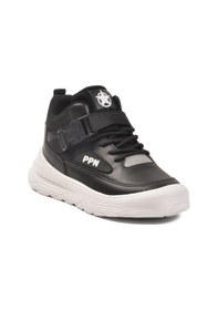 Resim Pepino Siyah Beyaz Cırtlı Bilek Boy Erkek Çocuk Bot 2036 F Siyah-beyaz 