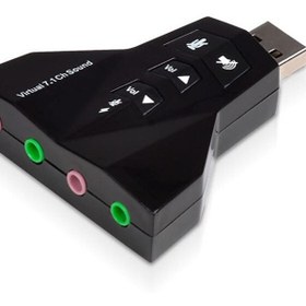 Resim WOZLO 7.1 Usb Ses Kartı Usb Sound Kart Virtual 3D Çevirici 