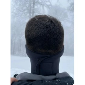 Resim Ebakbak Motosiklet Yüz Boyun Koruyucu Neopren Maske Kulak ve Göğüs Korumalı Rüzgar Maskesi Çift Taraflı 