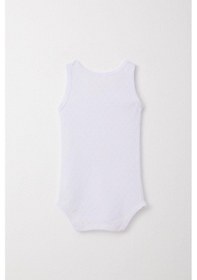 Resim Breeze Kız Bebek Çıtçıtlı Atlet Zıbın Body Jakarlı Kalp Desenli 9 Ay-3 Yaş, Beyaz Beyaz 