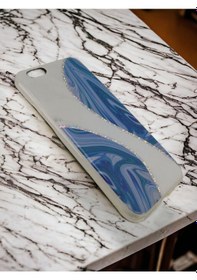 Resim Apple Uyumlu iPhone 6/6s Mermer Desenli Silikon Kılıf 