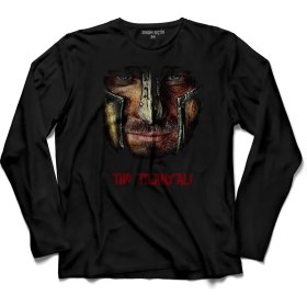 Resim Kendim Seçtim Spartacus The Trakyalı 300 Spartalı Spartan Uzun Kollu Tişört Baskılı Çocuk T-Shirt 