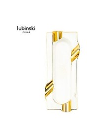 Resim Lubinski Yeni Stil Uzun Dörtlü Puro Küllüğü Beyaz 