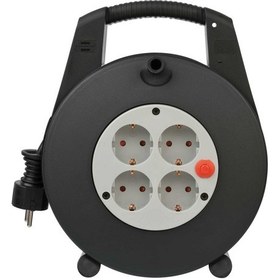 Resim Brennenstuhl Vario-line 15m. Makaralı 4 Soketli Şartelli Uzatma Priz 