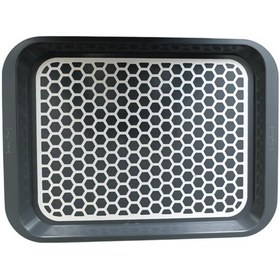 Resim Kaydırmaz Tabanlı Servis Tepsi Sunum Tepsisi Orta Boy-1136-01 Çok Renkli 