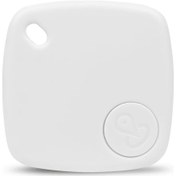 Resim F2 Sualio Etiketi Kablosuz Akıllı Etiketimi Bul Bluetooth Bagaj Takip Cihazı Cüzdan Anahtar Bulucu - Beyaz 