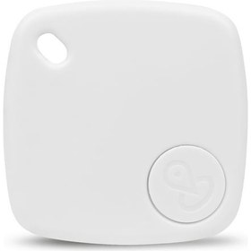 Resim F2 Sualio Etiketi Kablosuz Akıllı Etiketimi Bul Bluetooth Bagaj Takip Cihazı Cüzdan Anahtar Bulucu - Beyaz 