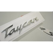 Resim Porsche Taycan 4S Bagaj 3M 3D ABS Yazı Logo Amblem Orjinal Ürün 
