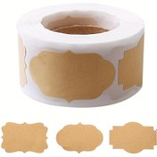 Resim Kavanozlar & Şişeler için 250 adet Kendinden Yapışkanlı Etiketler - Kozmetik, Gıda ve El Sanatları Süslemeleri için Çok Yönlü Noel Stickerları 