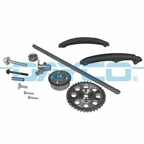 Resim DAYCO KTC1223 | Eksantrik Zincir Seti + Konumlandırıcı + Dıslıler (VW Golf Audi A1 Seat Toledo Skoda Octavia) Caxa 