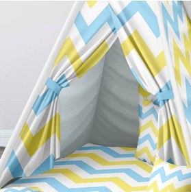 Resim instababyrooms Çocuk Oyun Çadırı Geometrik Dijital Baskılı 