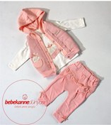 Resim Genel Markalar Hıppıl Baby Mevsimlik Ayıcıklı Lüx Takım 1300 