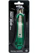 Resim Elta Ergonomik Kilitli Geniş Maket Bıçağı 18 MM 