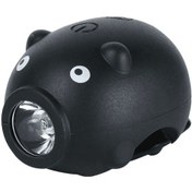 Resim Yunboo Küçük Çocuk Bisikleti Işığında Kelebek Şekli Hoparlörlü Usb Şarjlı 3 Işık Modlu 280 Lumens Siyah Dahili Li-poly Batarya Siyah 