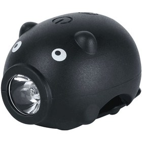 Resim Yunboo Küçük Çocuk Bisikleti Işığında Kelebek Şekli Hoparlörlü Usb Şarjlı 3 Işık Modlu 280 Lumens Siyah Dahili Li-poly Batarya Siyah 