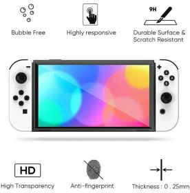 Resim Starx Nintendo Switch OLED Ekran Koruyucu Temperli Cam Filmi 