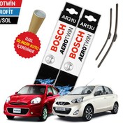 Resim Nissan Micra Silecek Takımı 2011-2018 Bosch Aerotwin N11.3233 