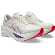 Resim Asics SONICBLAST Erkek Beyaz Mavi Koşu Ayakkabısı 1011C083-100 