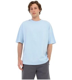 Resim Lumberjack 6m Mb Ssros 11hs113 6fx Erkek T-shirt 102064505 Mavi 