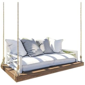 Resim Bamena Wood Petals Ahşap Salıncak 