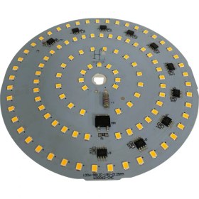 Resim Hazar Led 220 Volt 100 Watt Smd 2835 Ledli Hazır Projektör Ledi Gün Işığı Yuvarlak Pcb Avize Ledi 