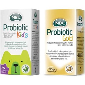 Resim Nbl Probiotic Gold 20 Saşe Nbl Probiotic Kids 30 Tablet 