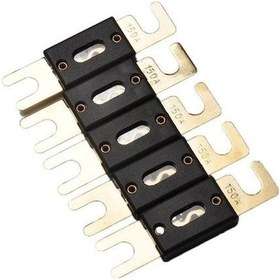 Resim Novahub 5 Adet Araba Otomotiv Amp Amplifikatör Otomatik Ses Kaplama Altın 150/200/300a Anl Sigorta 150 150 