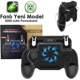 Resim Laxsam Gamepad Sp+fanlı Şarj Edilebilir Powerbanklı Telefon Oyun Konsolu 