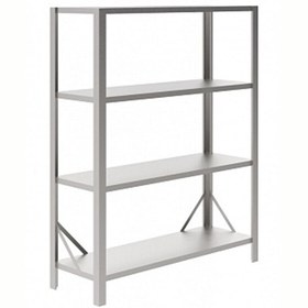 Resim Electrolux Professional Paslanmaz Çelik Düz Etejer Seti. 4 Raflı 1570 MM NSC1570 