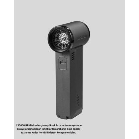 Resim Beruflic 130000 Rpm Çok Fonksiyonlu Şarjlı Hava Üfleme ve Vakum Temizlik Cihazı 