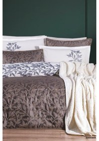 Resim Çeyiz Diyarı İris 10 Parça Çeyiz Seti Antrasit Antrasit 