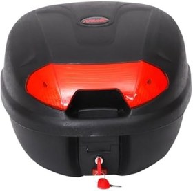 Resim Motosiklet Çantası Arka Motosiklet Bagajı CV32 (Siyah) 