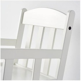 Resim IKEA Sallanan Çocuk Sandalyesi MeridyenDukkan Beyaz 37X69X57 Çocuk Odası Mobilyası 