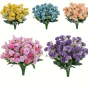 Resim 1pc Bloomshine UV Dayanıklı Dış Mekan Suni Karnasyonlar, Plastik Ev Dekoru, Düğün, Nişan, İlkbahar Mevsimi, Anneler Günü, Şükran Günü, Ramazan Bayramı, Sevgililer Günü, Mezuniyet - Konteynırsız Masaüstü Çiçek Buketi 