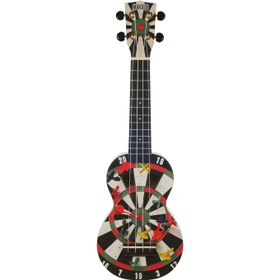 Resim Mahalo MA1DR Art Series Soprano Ukulele (Darts) 
