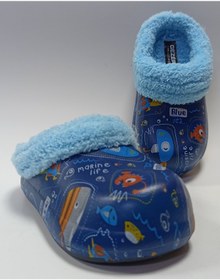 Resim MODA SENİ Gzr Crocs Model, Esnek, Hafif, Içi Sıcak Astarlı, Konforlu, Su Geçirmez Çocuk Ev Terliği 