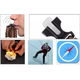 Resim Survival Bileklik - Sos Multi Fonksiyonlu Hayatta Kalma Bilekliği 