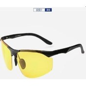 Resim Venturemart Aoron Gece Ve Gece Polarize Gece Görüş Gözlüğü Alüminyum Magnezyum Yarı Çerçeveler Moday Siyah 