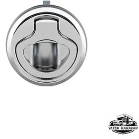 Resim Karavan & Tekne Banyo Ve Mobilya Kilidi Çinko 38 Mm Çap Yatek Kar 