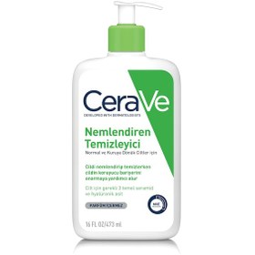 Resim CeraVe Normal ve Kuruya Dönük Ciltler İçin Nemlendiren Temizleyici 473 ML 