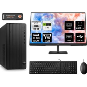 Resim Hp Pro Tower 290 G9 Intel Core I5 12500 16GB 1tb SSD GT730/4GB 23.8" Fhd Monitör Fdos 6D3A5EA Masaüstü Bilgisayar & Per4 USB Bellek 6D3A5EAMNT2313 