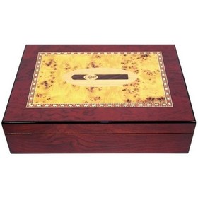 Resim Premiumquality Fortaleza Kahverengi Sedir Humidor Puro Kutusu 