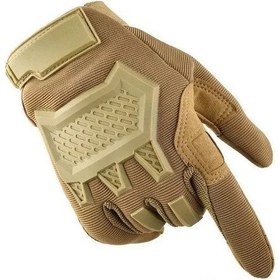 Resim Erkekler İçin Kış Motosiklet Eldiveni - Ultra İnce Fiber, Isı Sağlama, Dokunmatik Ekran Uyumlu, Dayanıklı, L Beden, Krem Rengi 