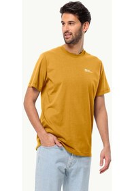 Resim Jack Wolfskin Essential T M Erkek T-shirt-28379-hardal Hardal 